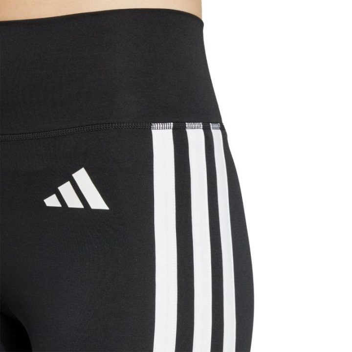 Moteriškos tamprės 7/8 adidas Optime Essentials 3-Stripes, juodos