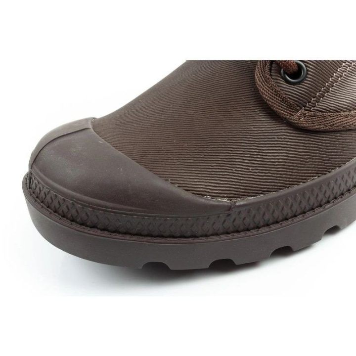 Vyriški aukšti sportbačiai Palladium Baggy Coated, tamsiai rudi