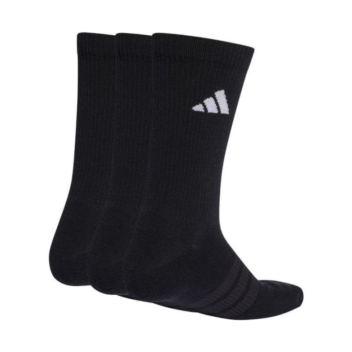 Kojinės adidas Cushioned Sportswear Crew, 3 poros, juodos