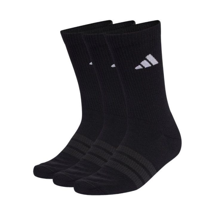 Kojinės adidas Cushioned Sportswear Crew, 3 poros, juodos