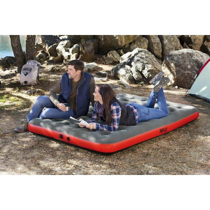 Dvigubas pripučiamas čiužinys Bestway, 203 × 152 × 22 cm