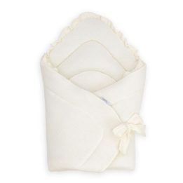 Kūdikio vokelis Albero Mio Cotton Color, 75 × 75 cm, vanilės spalvos