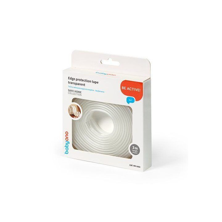 Baldų kraštų apsaugos juosta BabyOno, 3 m, skaidri