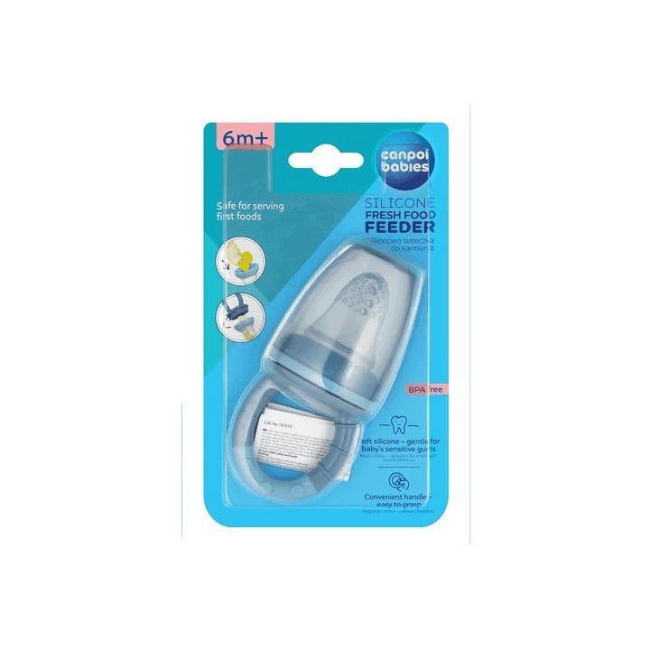 Silikoninis maitinimo tinklelis Canpol babies, nuo 6 mėn., mėlynas
