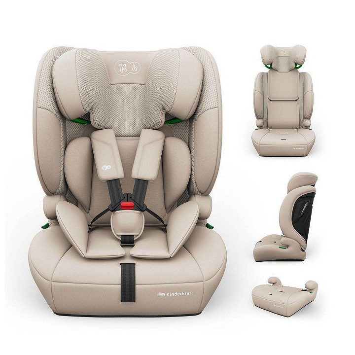 Vaikiška automobilinė kėdutė Kinderkraft Comfort Up 2 Plus, smėlio