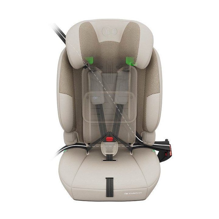 Vaikiška automobilinė kėdutė Kinderkraft Comfort Up 2 Plus, smėlio