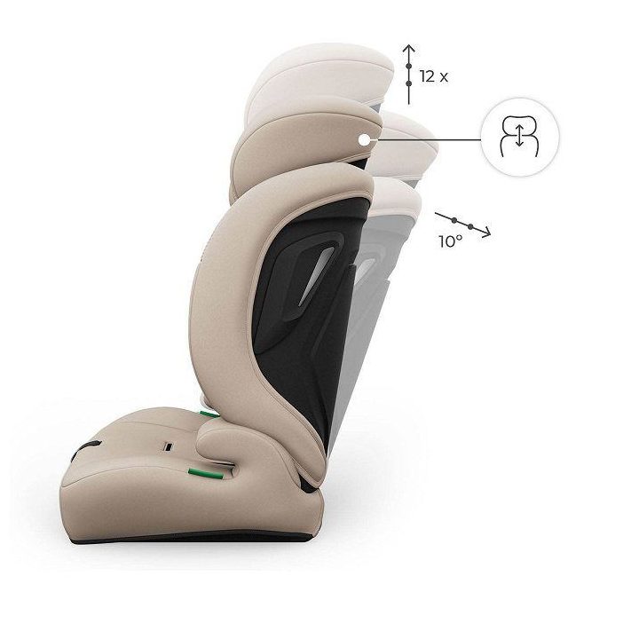Vaikiška automobilinė kėdutė Kinderkraft Comfort Up 2 Plus, smėlio