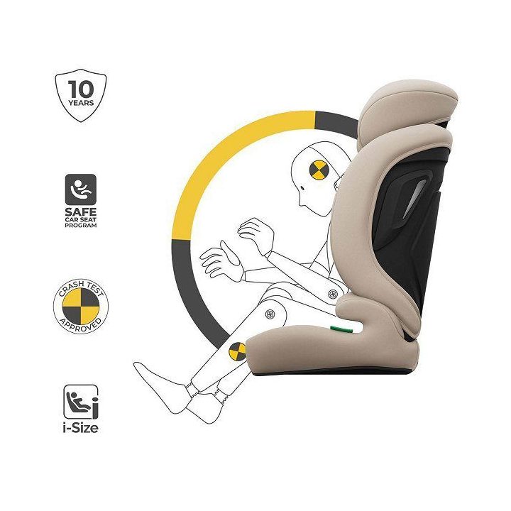Vaikiška automobilinė kėdutė Kinderkraft Comfort Up 2 Plus, smėlio