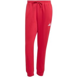Vyriškos medvilninės kelnės adidas Essentials Feelcozy, raudonos