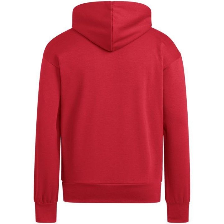 Vyriškas džemperis su gobtuvu adidas Essentials Feelcozy, raudonas