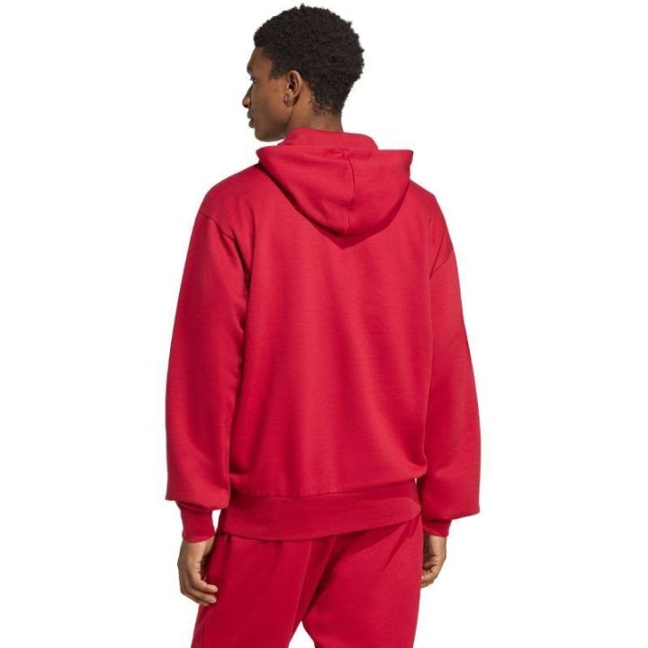 Vyriškas džemperis su gobtuvu adidas Essentials Feelcozy, raudonas