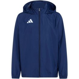 Vaikiška striukė nuo vėjo adidas Entrada 26 Multi, tamsiai mėlyna