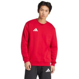 Vyriškas medvilninis džemperis adidas Entrada 26, raudonas