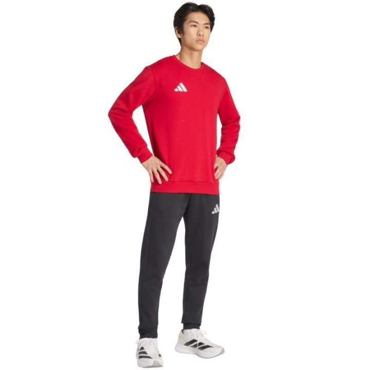 Vyriškas medvilninis džemperis adidas Entrada 26, raudonas