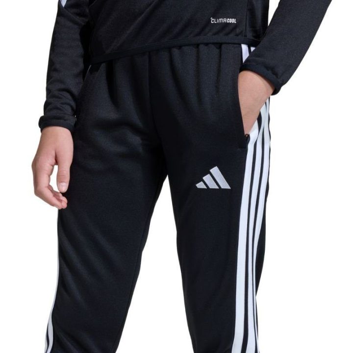 Vaikiškos futbolo kelnės adidas Tiro 26 League, juodos ir baltos