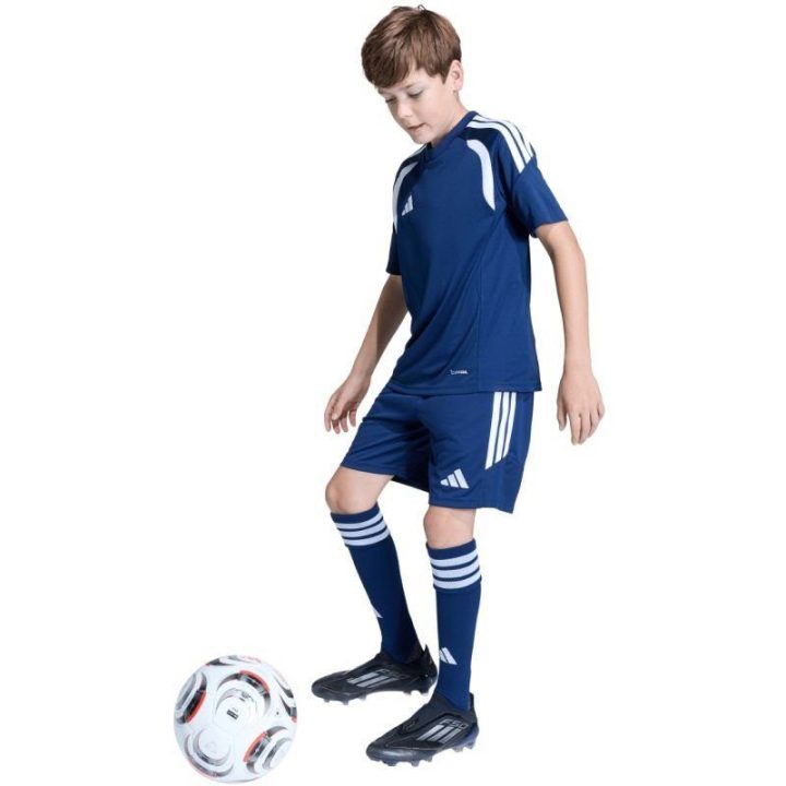 Vaikiški marškinėliai adidas Tiro 26 League, tamsiai mėlyni ir balti