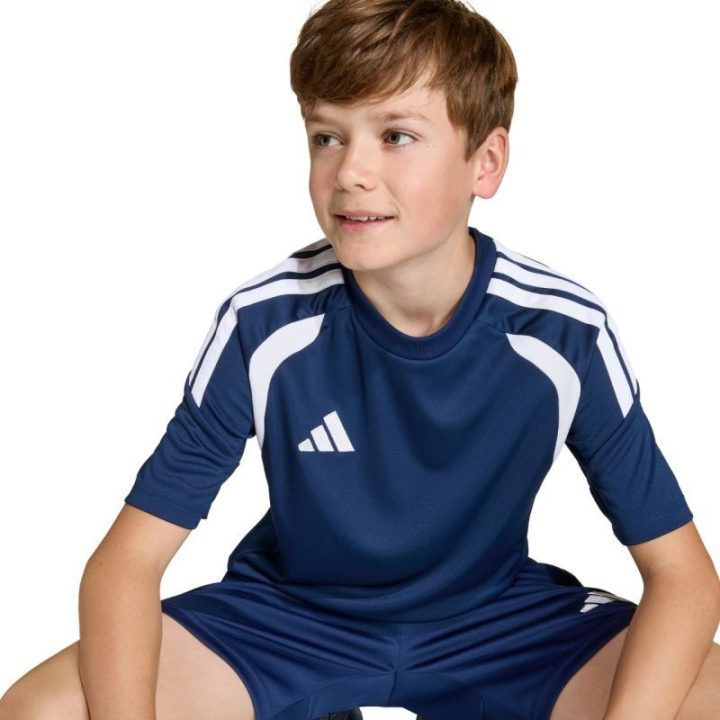 Vaikiški marškinėliai adidas Tiro 26 League, tamsiai mėlyni ir balti