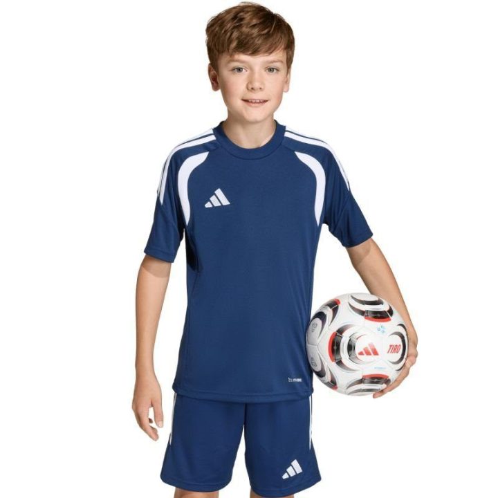 Vaikiški marškinėliai adidas Tiro 26 League, tamsiai mėlyni ir balti
