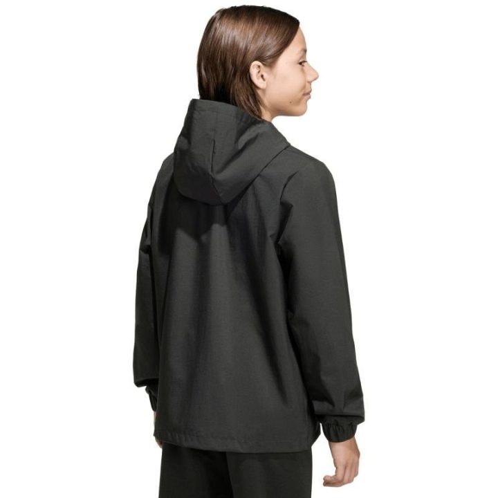 Vaikiška striukė su gobtuvu adidas Entrada 26 All Weather, juoda