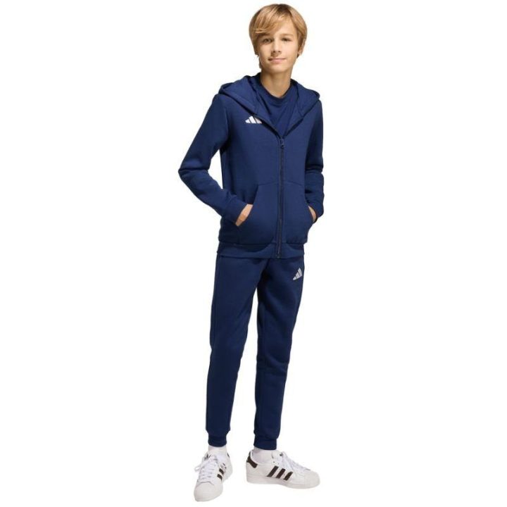 Vaikiškos sportinės kelnės adidas Entrada 26, tamsiai mėlynos