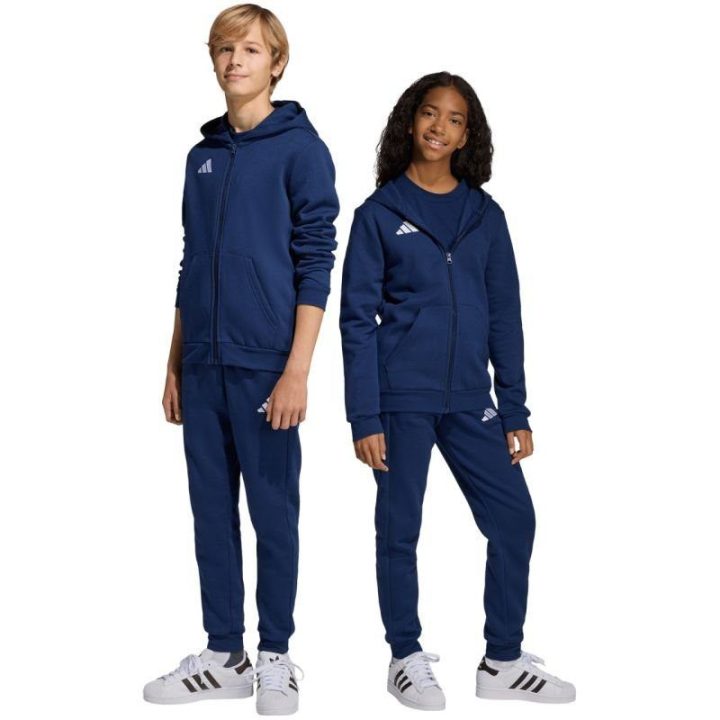 Vaikiškos sportinės kelnės adidas Entrada 26, tamsiai mėlynos