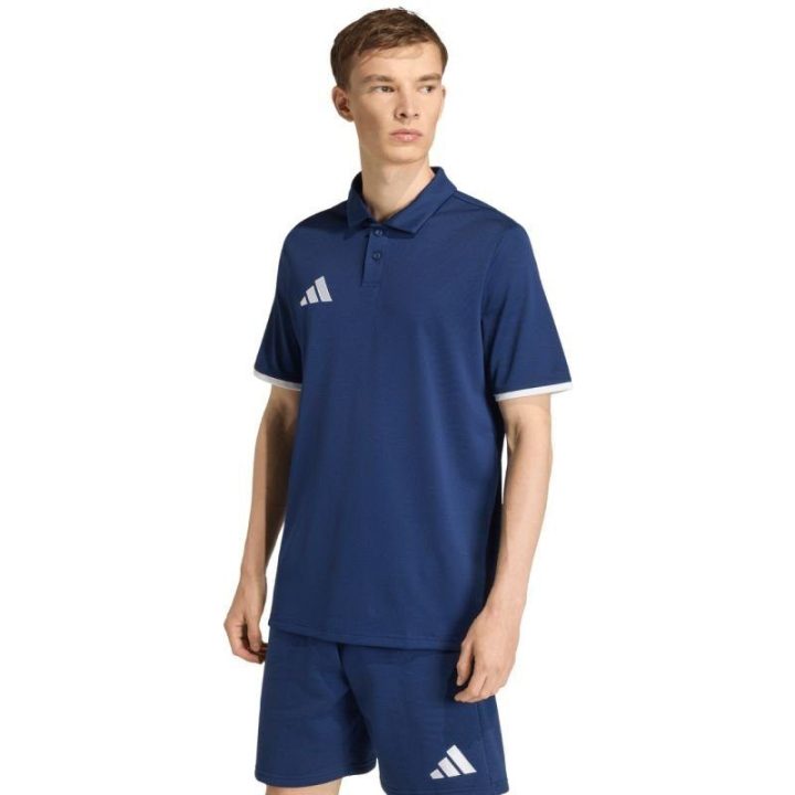 Vyriški polo marškinėliai adidas Entrada 26, tamsiai mėlyni