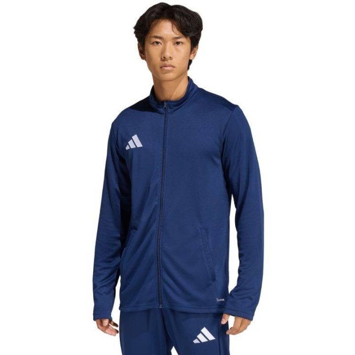 Vyriškas džemperis su užtrauktuku adidas Entrada 26, tamsiai mėlynas