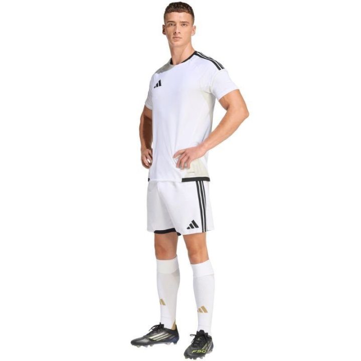 Vyriški futbolo marškinėliai adidas Tiro 26 Competition, balti ir juodi