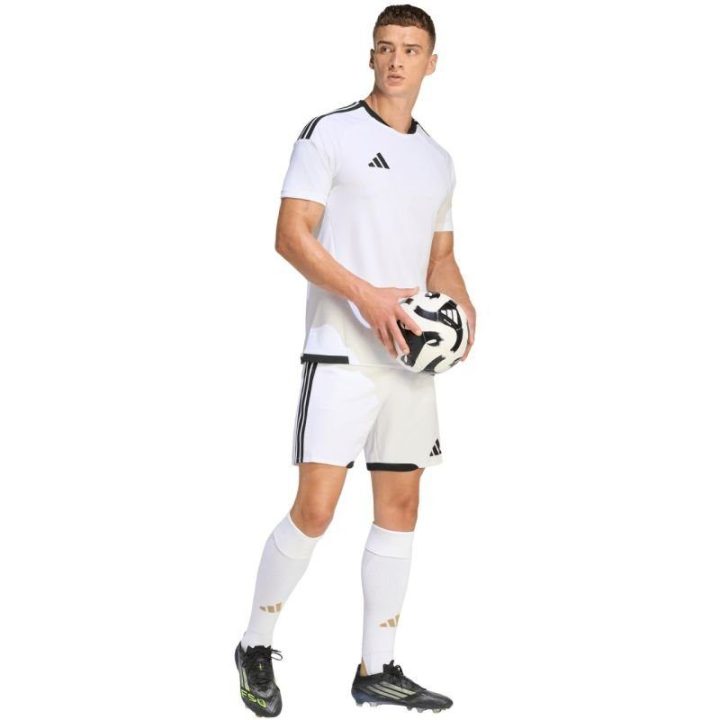 Vyriški futbolo marškinėliai adidas Tiro 26 Competition, balti ir juodi
