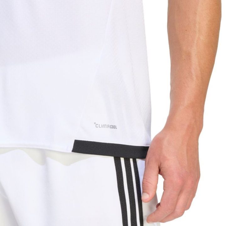 Vyriški futbolo marškinėliai adidas Tiro 26 Competition, balti ir juodi