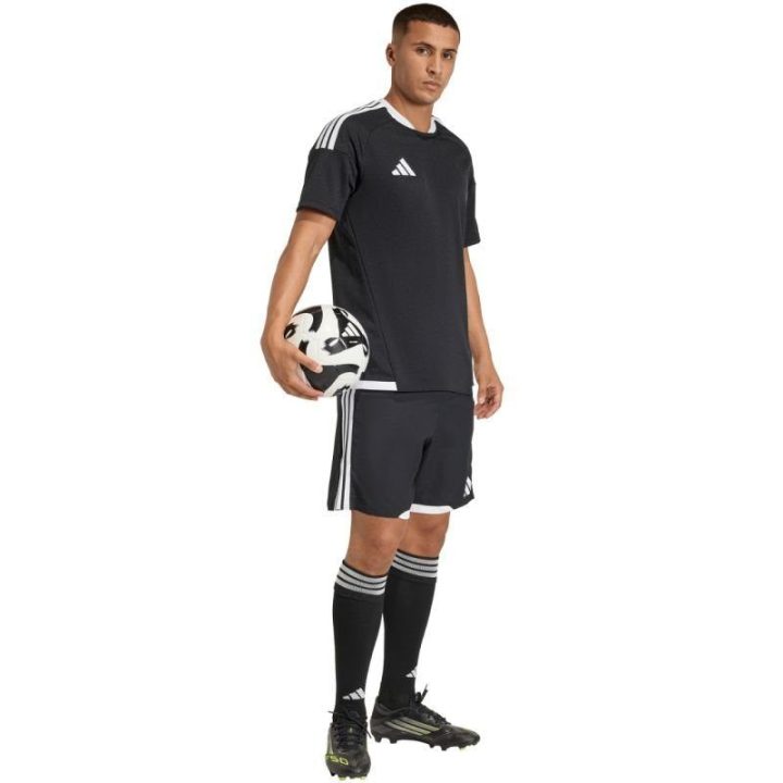 Vyriški futbolo marškinėliai adidas Tiro 26, juodi ir balti