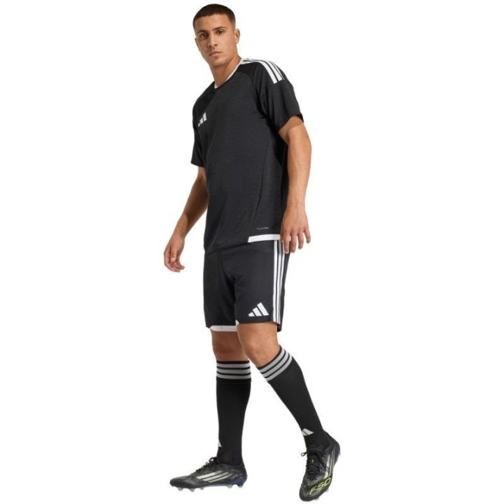 Vyriški futbolo marškinėliai adidas Tiro 26, juodi ir balti
