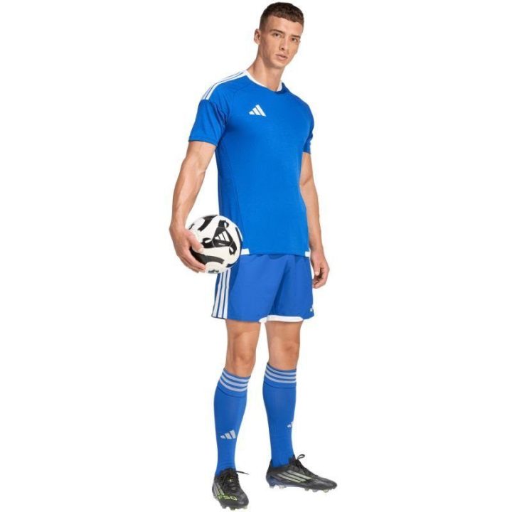 Vyriški futbolo marškinėliai adidas Tiro 26, mėlyni ir balti