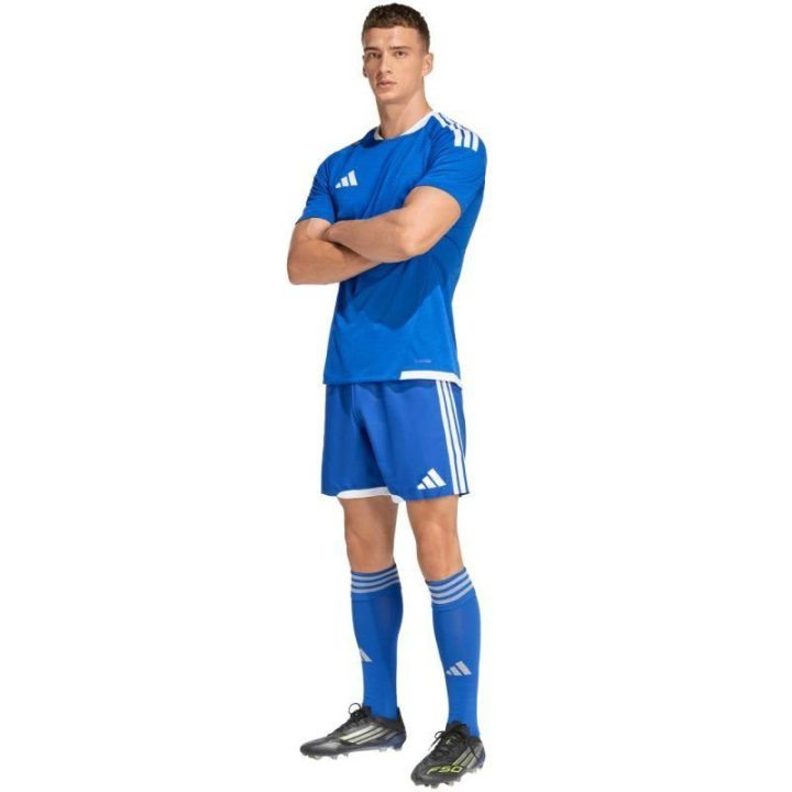 Vyriški futbolo marškinėliai adidas Tiro 26, mėlyni ir balti