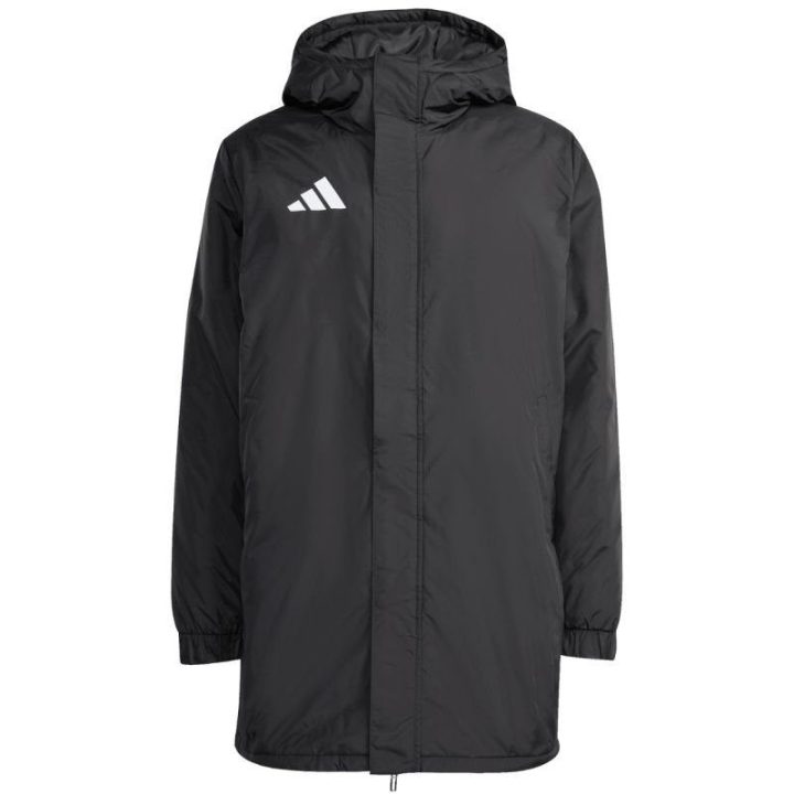 Vyriška pašiltinta striukė adidas Entrada 26 Stadium, juoda