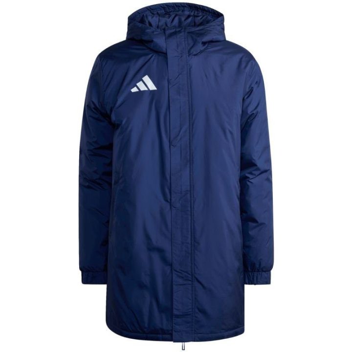 Vyriška pašiltinta striukė adidas Entrada 26 Stadium, tamsiai mėlyna