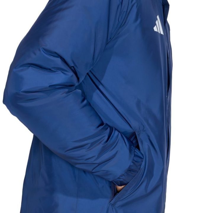 Vyriška pašiltinta striukė adidas Entrada 26 Stadium, tamsiai mėlyna