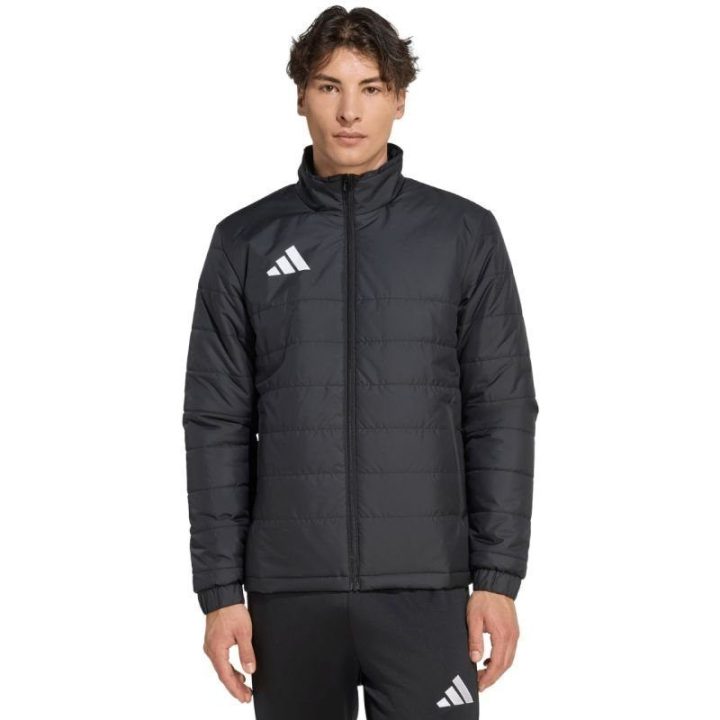 Vyriška dygsniuota striukė adidas Entrada 26 Light, juoda