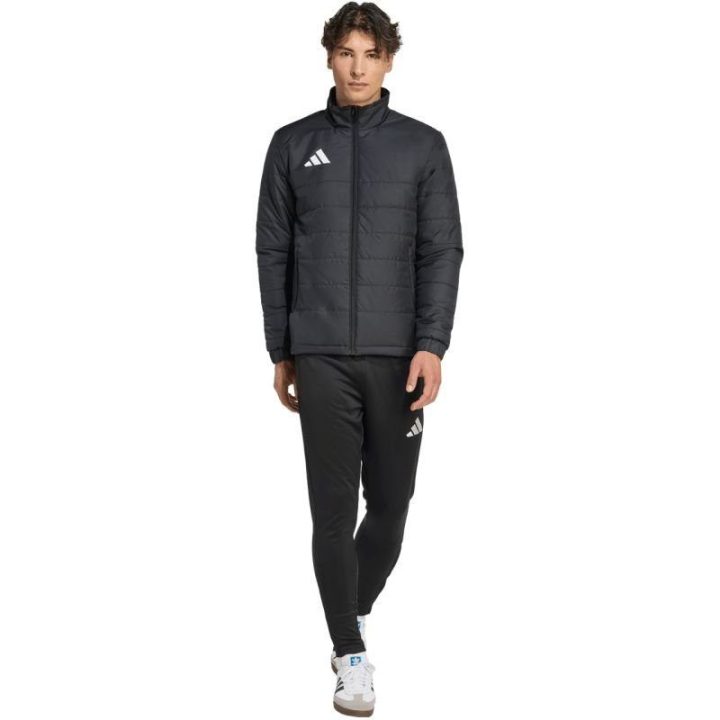 Vyriška dygsniuota striukė adidas Entrada 26 Light, juoda