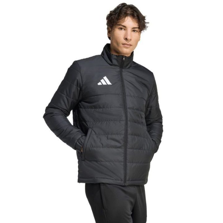 Vyriška dygsniuota striukė adidas Entrada 26 Light, juoda