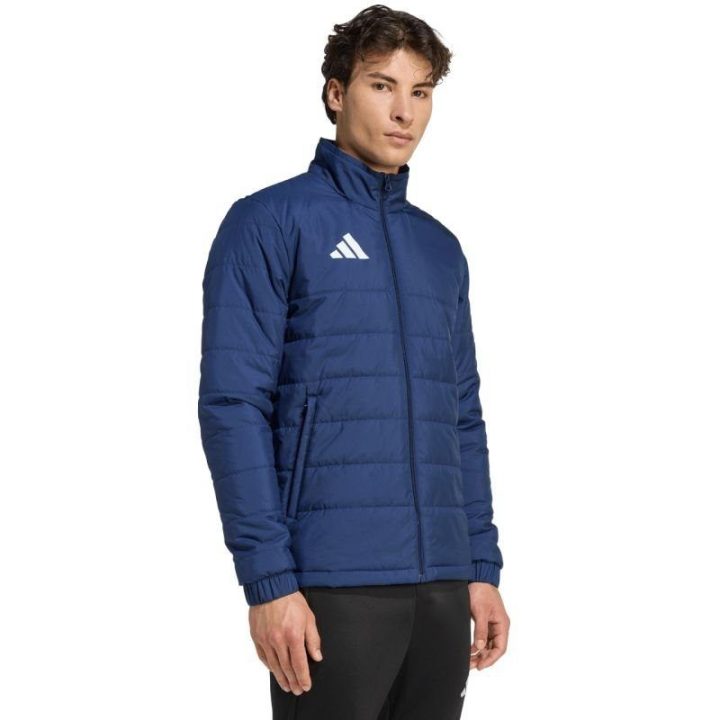 Vyriška dygsniuota striukė adidas Entrada 26 Light, tamsiai mėlyna