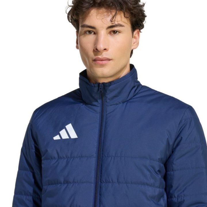 Vyriška dygsniuota striukė adidas Entrada 26 Light, tamsiai mėlyna