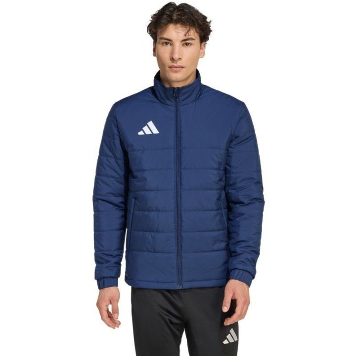 Vyriška dygsniuota striukė adidas Entrada 26 Light, tamsiai mėlyna