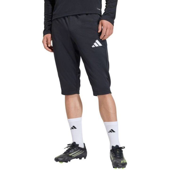 Vyriškos 3/4 ilgio treniruočių kelnės adidas Entrada 26, juodos