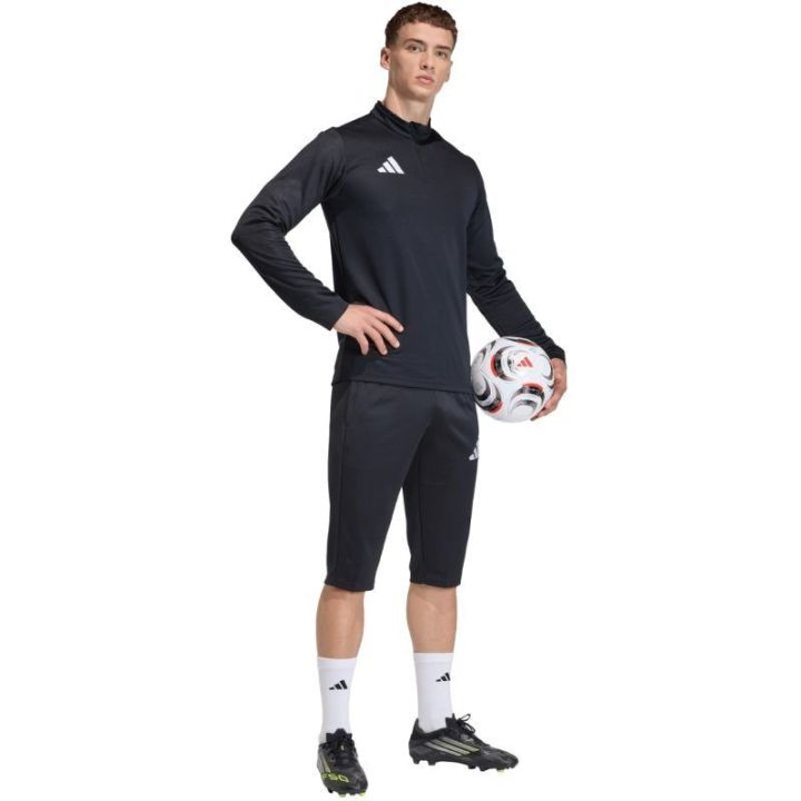 Vyriškos 3/4 ilgio treniruočių kelnės adidas Entrada 26, juodos