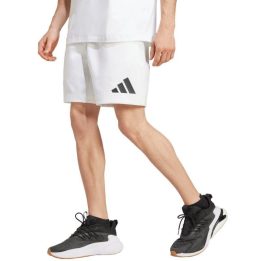 Vyriški šortai su medvilne adidas Z.N.E., balti