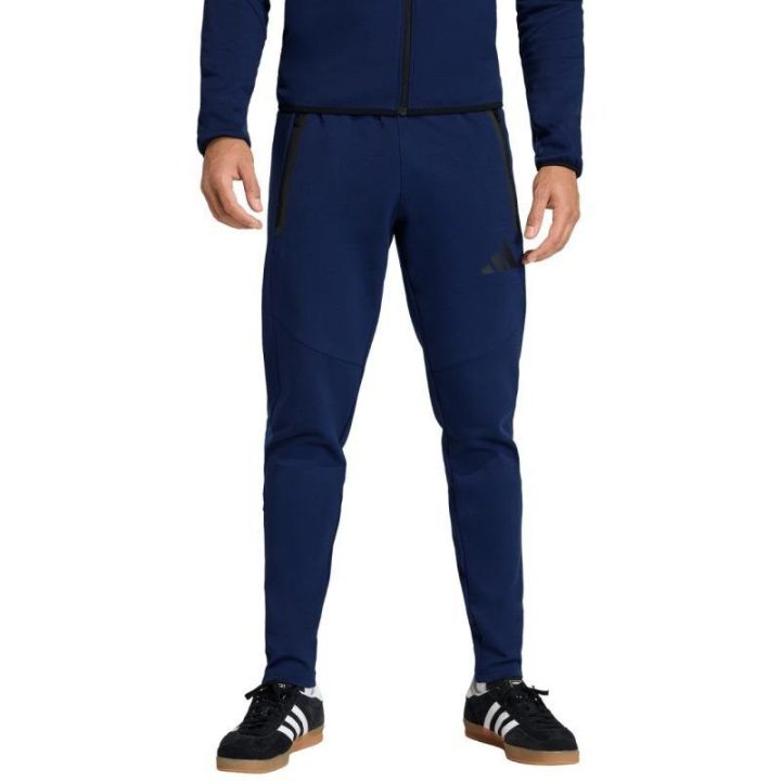 Vyriškos medvilninės kelnės adidas Tiro 26 Travel, tamsiai mėlynos