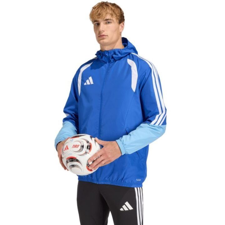 Vyriška striukė nuo lietaus adidas Tiro 26 Competition, mėlyna