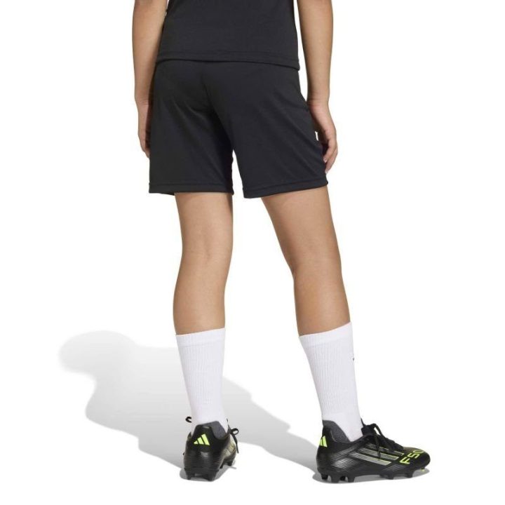 Vaikiški futbolo šortai adidas Entrada 26, juodi ir balti
