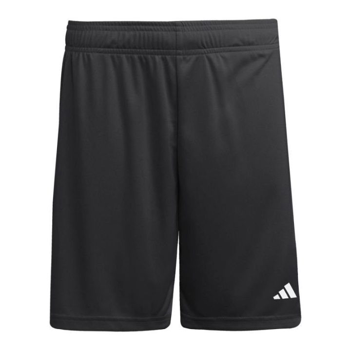 Vaikiški futbolo šortai adidas Entrada 26, juodi ir balti